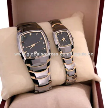 Fashionable Lover Tungsten Steel Watch