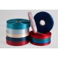 Double side slit edge polyester satin ribbon