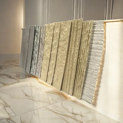 Lightweight 3D Soft Stone Flexible Cladding Panels for Walls
