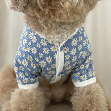 Floral Corak Binatang Winter Warm Cat Cardigan Pakaian