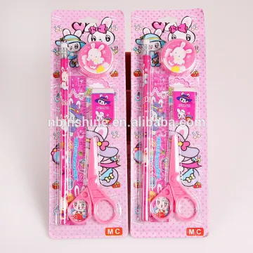 Creative kids school stationary set , Popular school stationery set