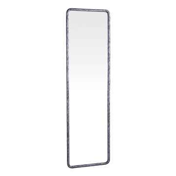 Mrs. Wood's Full Body Dressing Mirror: Forged Iron Craft, Big Floor Length, Perfect for Living Room