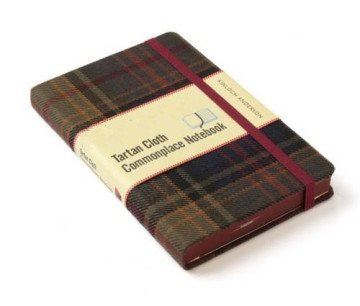 DARK RED CLOTH COVER NOTEBOOK-0