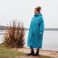 Recycled swim parka custom waterproof changing robe