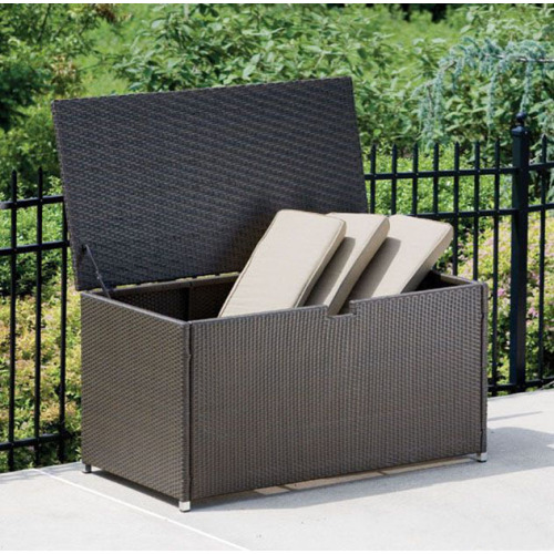 Modern Patio Wicker Stroage Box