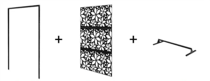 decorative garden screen panels