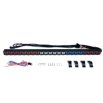 N2 30" Offroad LED Strobe Light Bar with Multiple Functions and Custom Lens Colors