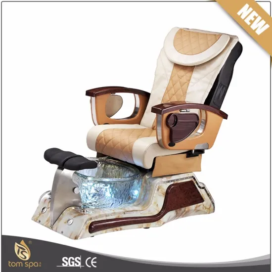 manicure modern nail salon furniture classic foot spa chair with wood base