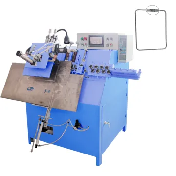 Box and bag Square elliptical ring Forming & Welding machine Whitelegg ring coiling machine with automated welding