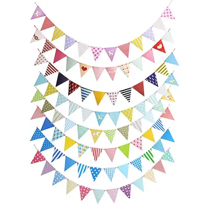 Sunshine Polyester String World Flags Bunting Banner
