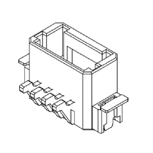 1,50mm pitch thru board ανεστραμμένο SMT 180 ° Wafer