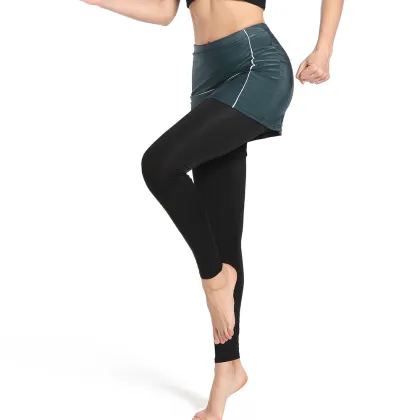 WOSAWE Women's Mesh Breathable Cycling Skirt Pants with 3D Gel Pad