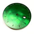 Dial orologio da pomano verde naturale per orologio di lusso