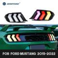 HCMOTIONZ LED RVB Taillights Start Up Animation pour Ford Mustang 2015-2022