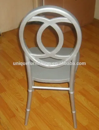 New design back silver wood chiavary phoenix chair