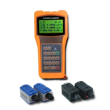 Portable Ultrasonic Liquid Flowmeter YOKE Handheld Ultrasonic Water Flow Meter Sensor Price