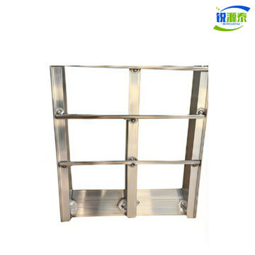 Componente estructural de marco de aluminio mecanizado personalizado