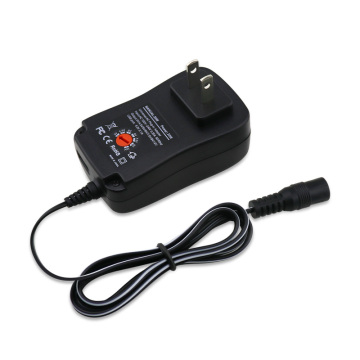 30W Universal Wall Power Adapter dengan USB Port