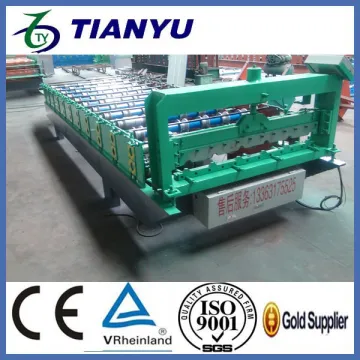 Newest technology metal glazed roof tiles forming equipment