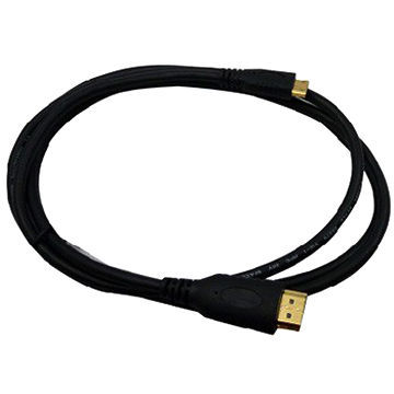 HDMI Cable with 19-pin Gold- or Nickel-plated Connector, Male to Male Type