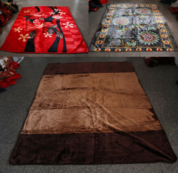 100%Polyester Mink Blanket/Fleece Blanket/Bedding Set