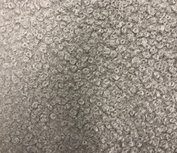 Marled boucle knitted lamb wool look fabric
