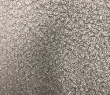 Marled boucle knitted lamb wool look fabric