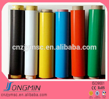 flexible glossy colorful rubber coated magn sheet roll