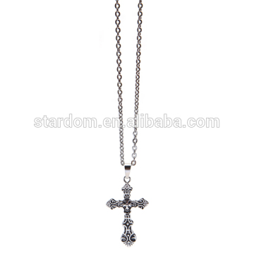 Cool Style! Stainless steel cross pendant necklace designs men