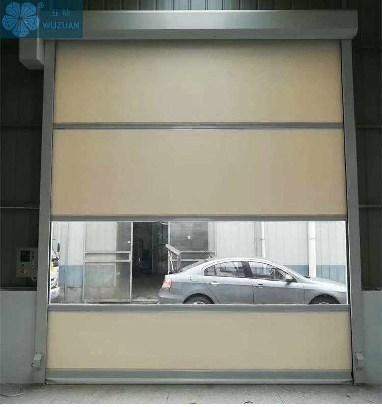 Dust-free workshop automatic induction lift door