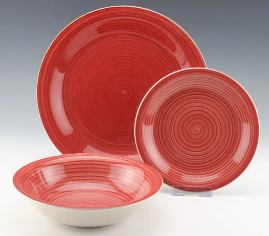 Hot selling porcelain hand-painted stoneware tableware sets