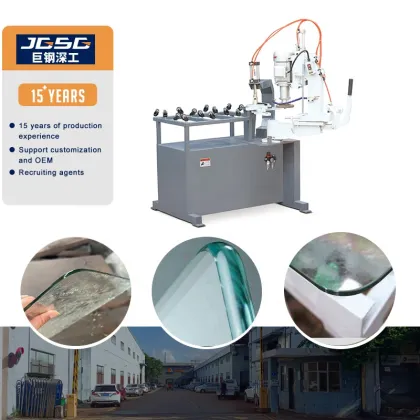 Simple Small Manual Pneumatic Glass Corner Grinding Polishing Machine