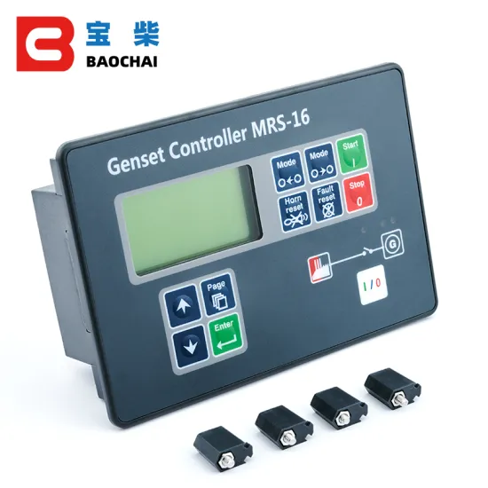 Remote Auto Start Diesel Generator Control Panel with LCD and RS232 - MRS-16 Controller (3 Phase 380V)