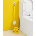Yellow Duck Cute Toilet Brush Set with Holder