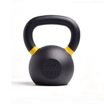 Rizhao Tiger Sports Cheap Coated Cast Iron Kettlebell