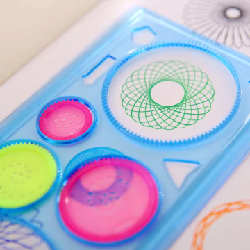 Painting and Drawing Set: Multifunctional Art Ruler, Spirograph, and Tools for Kids