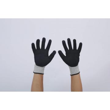 CUT CUT HPPE Palm Dipped Buruh Perlindungan Sarung Tangan