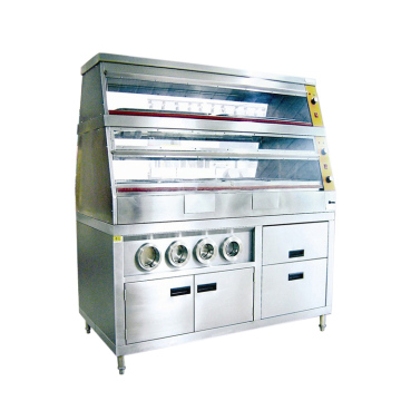 Industrial Fast Food Equipment Stainless Steel Electric Food Warmer Cabinet
