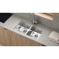 Top Mounted Wash Basin Modern Kitchen Double Bowls Farmhouse Kitchen Sinks Supplier