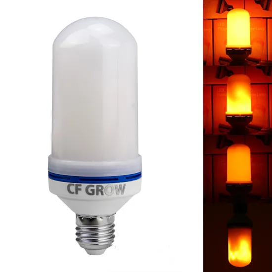 2018 new model decorative led flame lamp up and down fire led flame effect bulb E26 E27 flickering lamp
