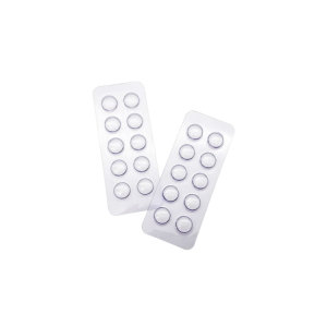 Medical pills clear plastic blister tray packaging