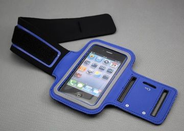 Washable Leather Waterproof Bag For Iphone 4g , Sport Arm Band Case