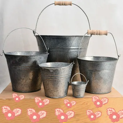 Small iron bucket Gardening iron bucket handicrafts directly