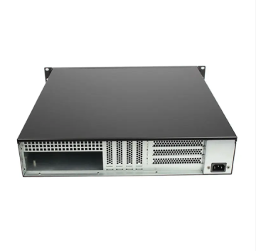 19 Inch 2U Server Chassis: Industrial PC Computer Server Case with Short Depth and 7 PCIE Slots