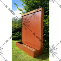 Corten Steel Wall Outdoor Waterfall