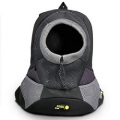 Lilac Large PVC and Mesh Pet Backpack