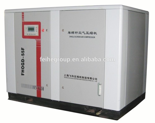 55KW ISO/CE electrical driven rotary screw air compressor for industry