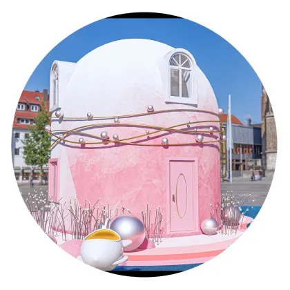 Customizable Double Layer Igloo House for Quick Installation