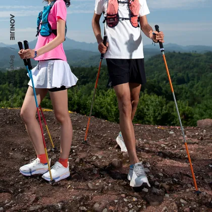 Customized AONIJIE Mountaineering Stick: Multifunctional Folding Trekking Pole - Price