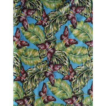 Rayon tropical Poplin 45s que imprime a tela larga da largura